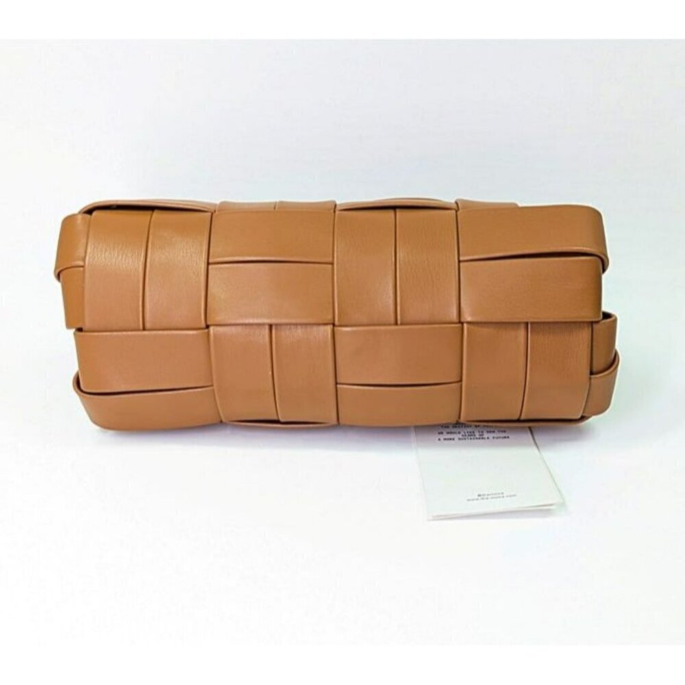 THEMOIRè Tia Women's Flat Toffee Woven Convertible Clutch (MSRP $490) - Picture 6 of 9